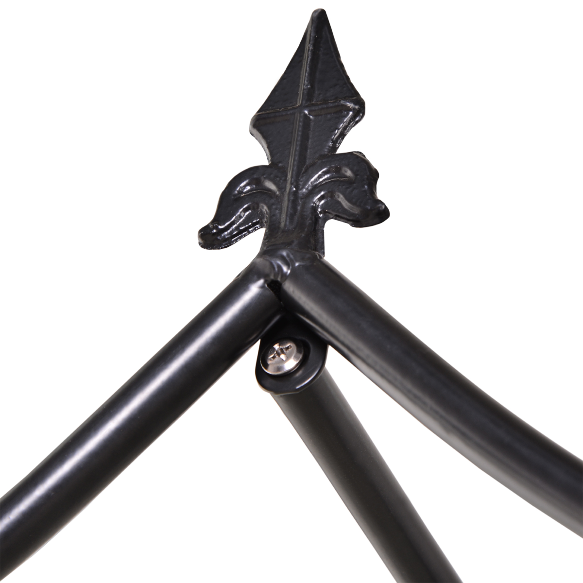 Outsunny Steel Frame Garden Pergola Trellis Arch, Black