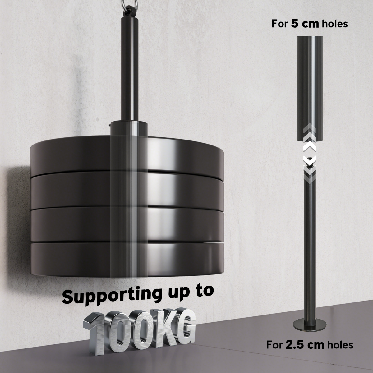 SPORTNOW Home Gym Cable Pulley System with Universal Loading Pin