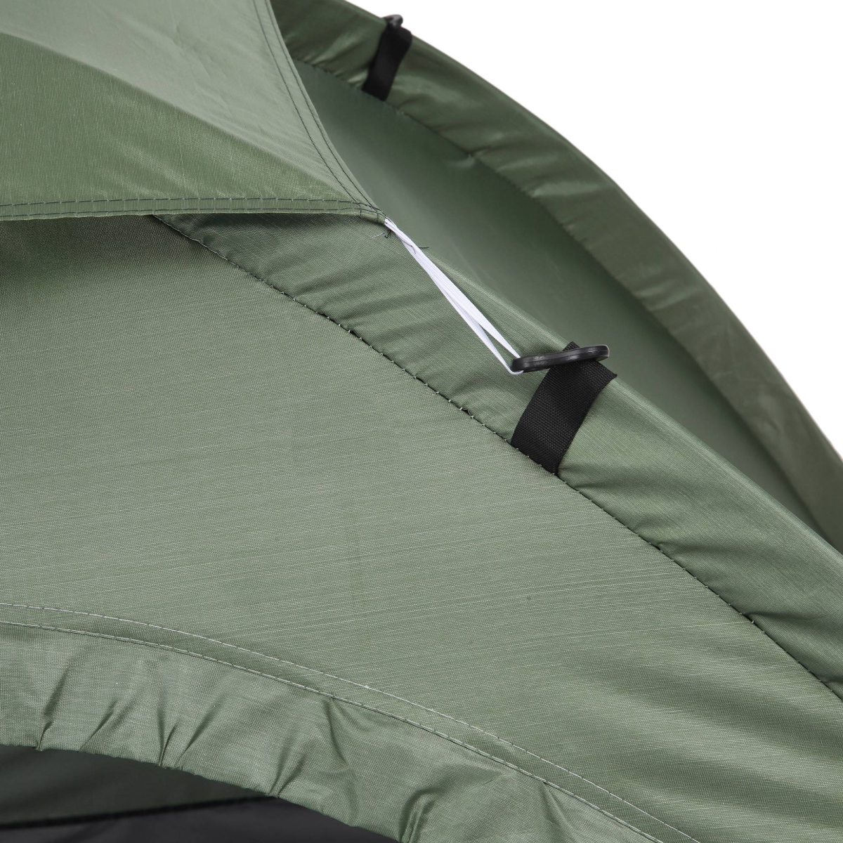 Outsunny Camping Tent for 2 Person Dome Tent w/ Storage Pocket Dark Green