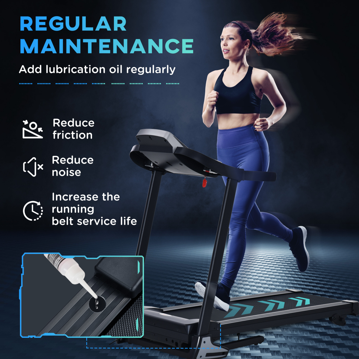 Folding Electric Treadmill 12km/h Incline with LED Display