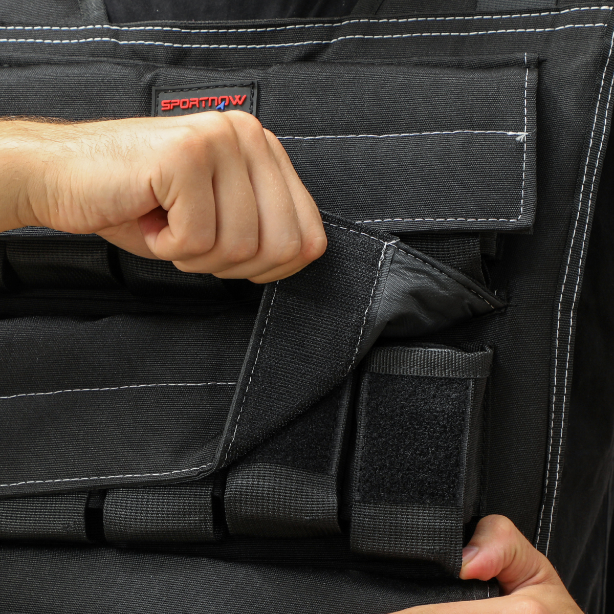SPORTNOW 30kg Adjustable Weighted Vest with 30 Removable Weights