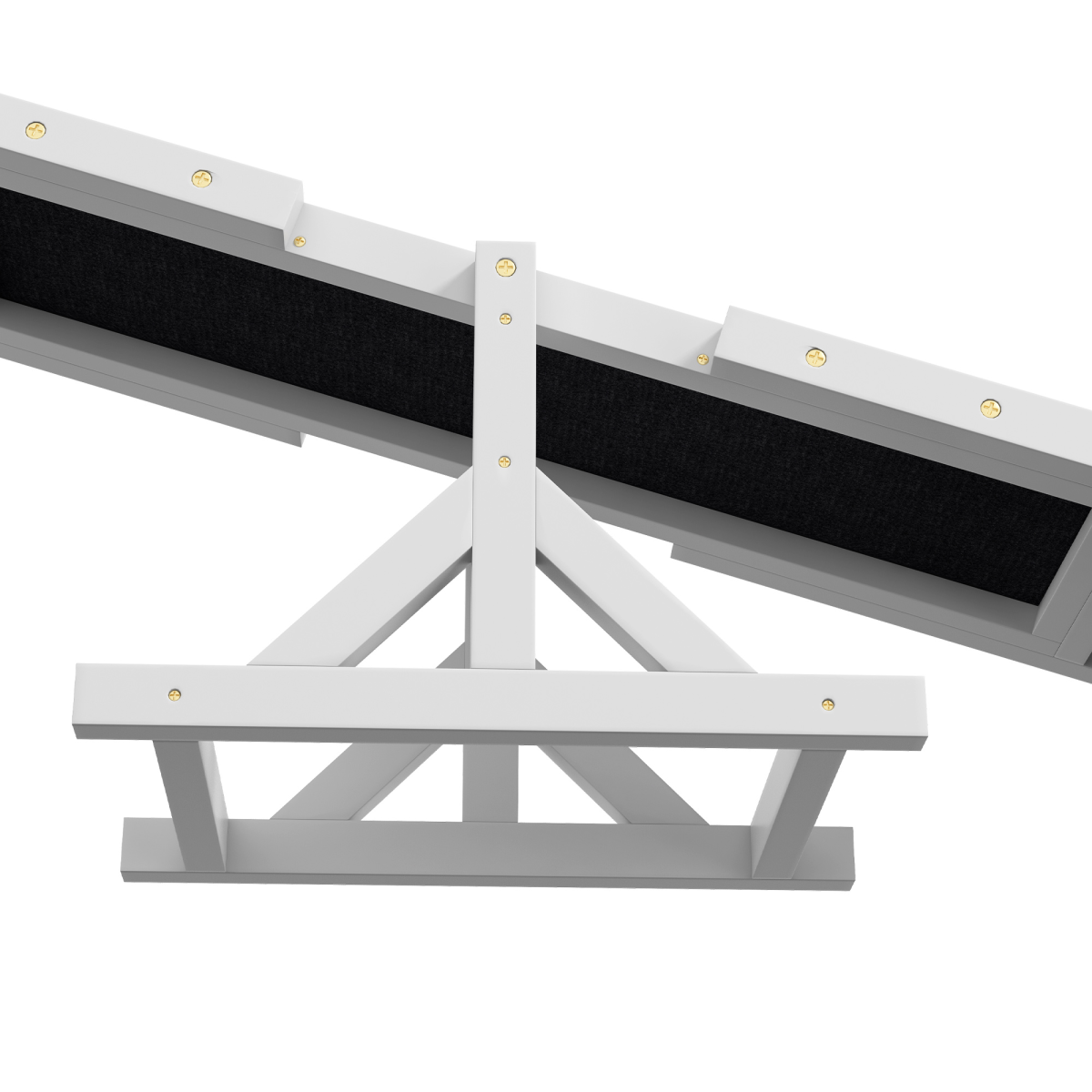 PawHut Wooden Dog Seesaw with Anti-Slip Surface, 30kg Capacity