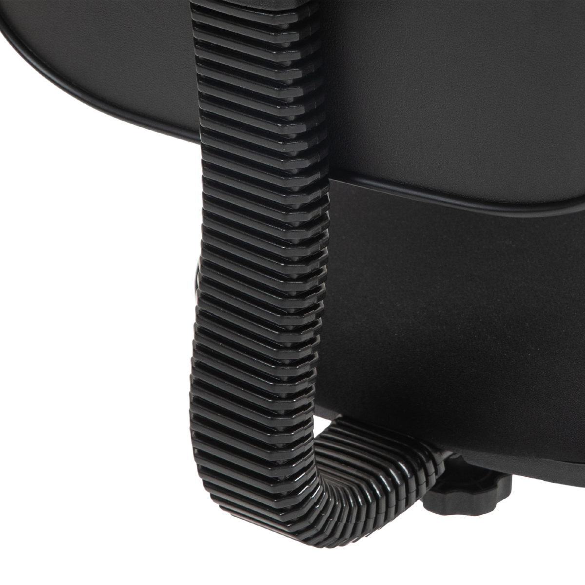 HOMCOM Armless Office Chair, Adjustable Height, Swivel Wheels, Black