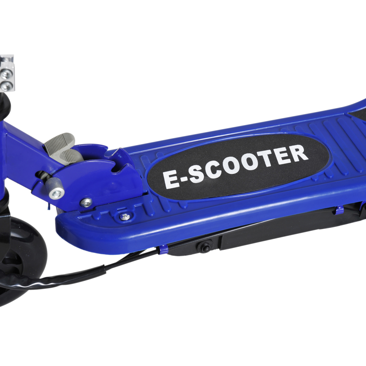 Folding Kids Electric Scooter 7-14 Adjustable Battery Power PU Wheels HOMCOM