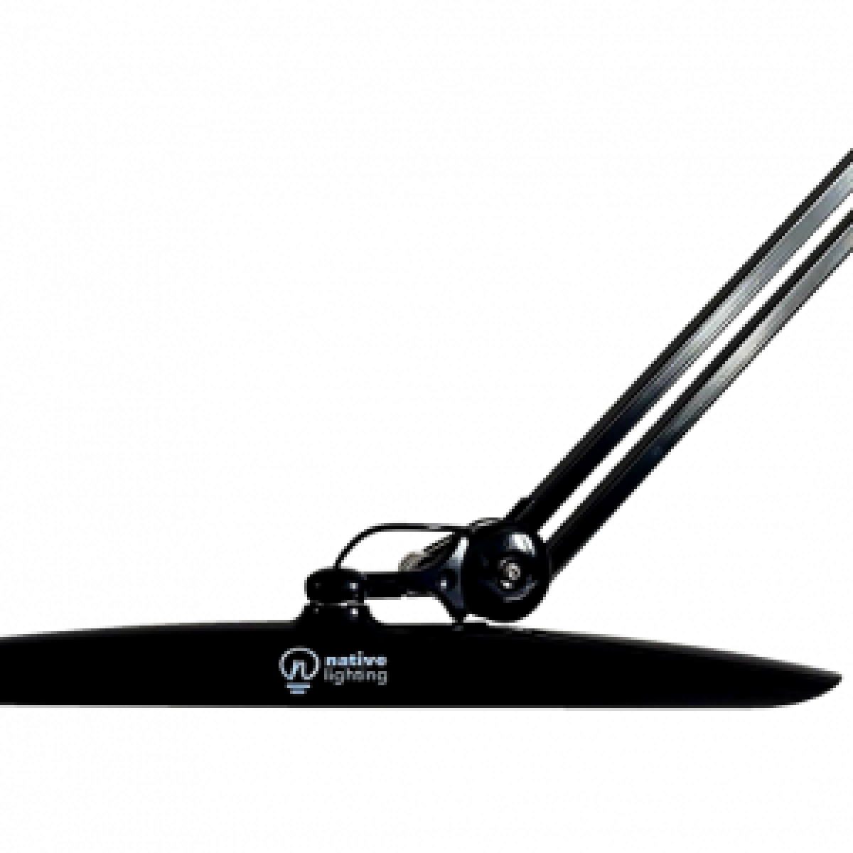 Native Lighting Onyx LED Professional Lamp 6500K 2200 Lumens 3-Step Dimmer Black UK 3-Pin Plug