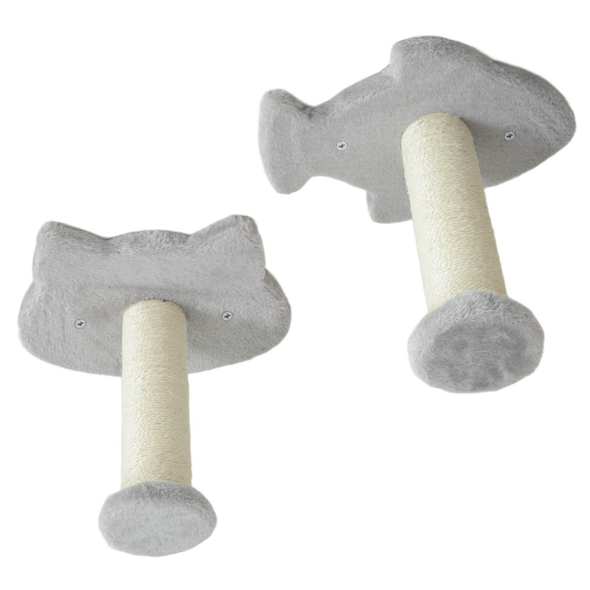 PawHut 4-Piece Wall-Mounted Cat Shelves with Steps, Ladder & Platforms