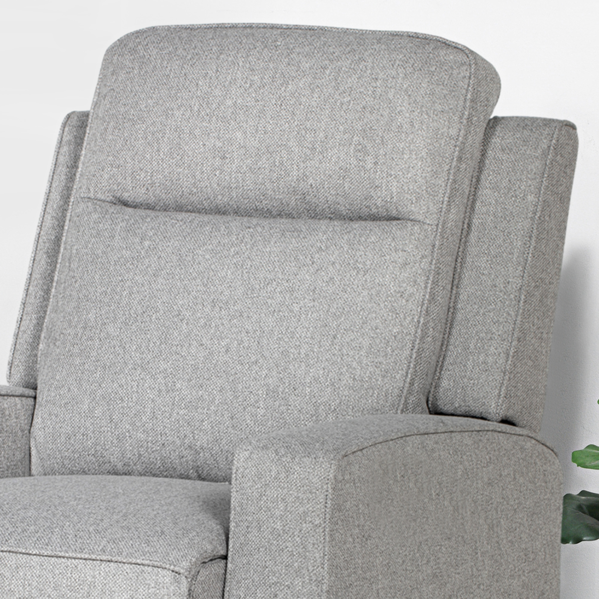 HOMCOM Grey Electric Recliner Armchair with USB Port