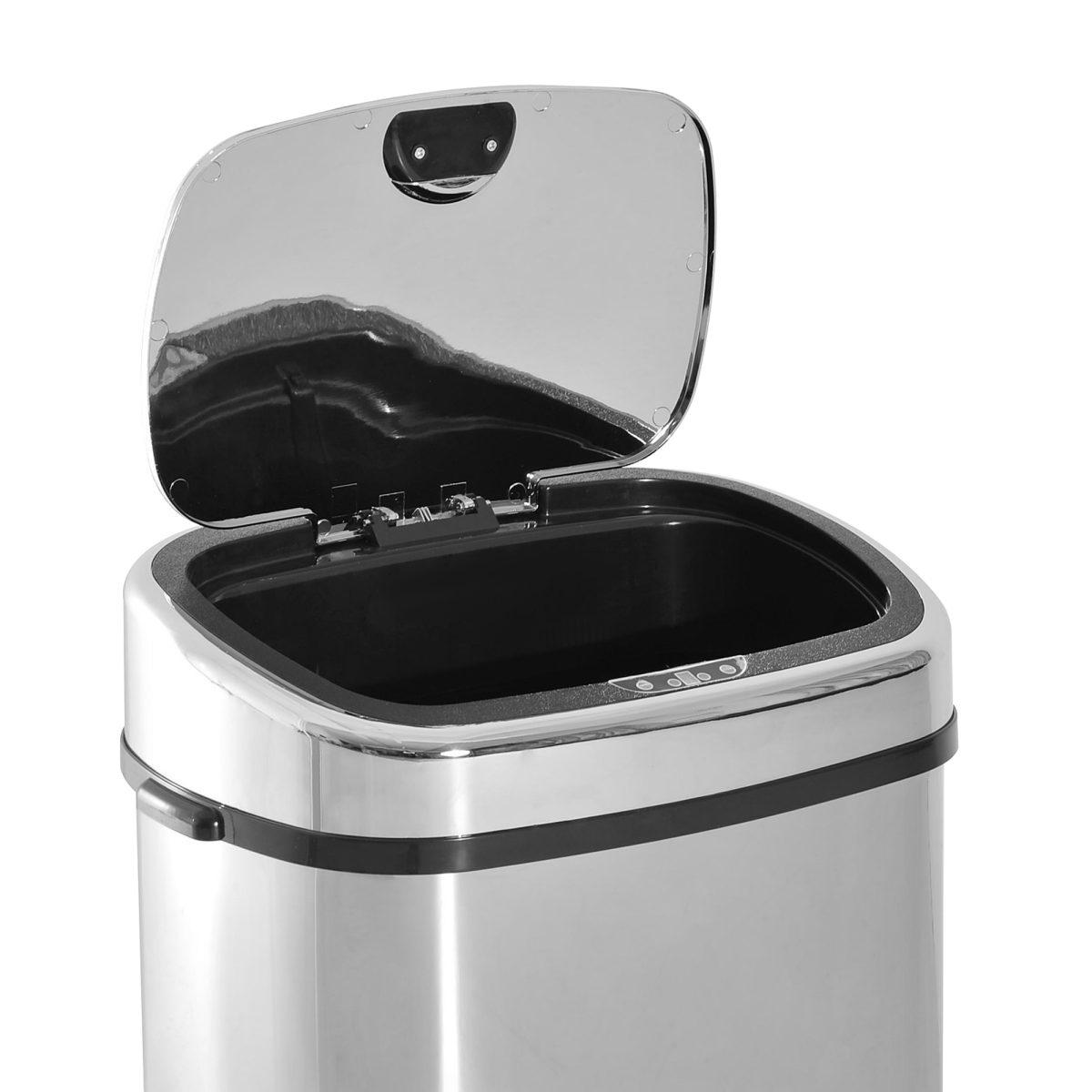 HOMCOM 68L Automatic Sensor Stainless Steel Dustbin Silver