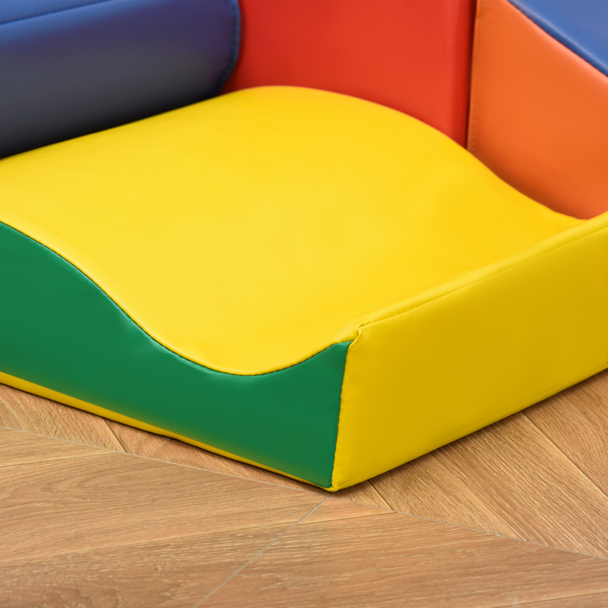 7-Piece Soft Foam Kids Puzzle Play Blocks Set, Ages 1-3