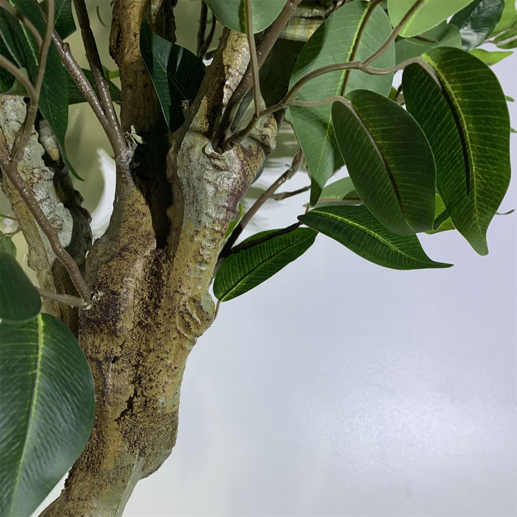 100cm Premium Artificial Ficus Twist Tree with Gold Planter