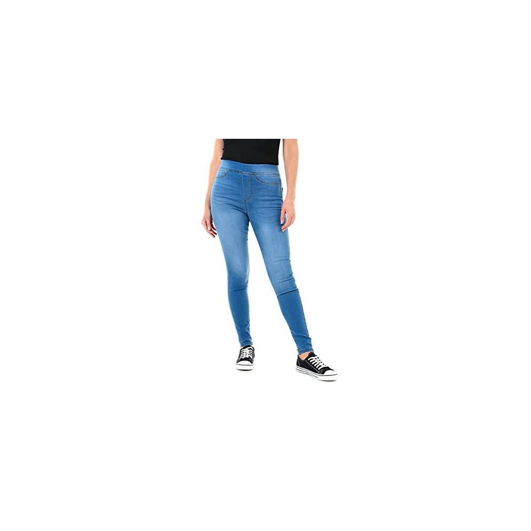M17 Ladies Mid Wash Skinny Fit Denim Jeggings