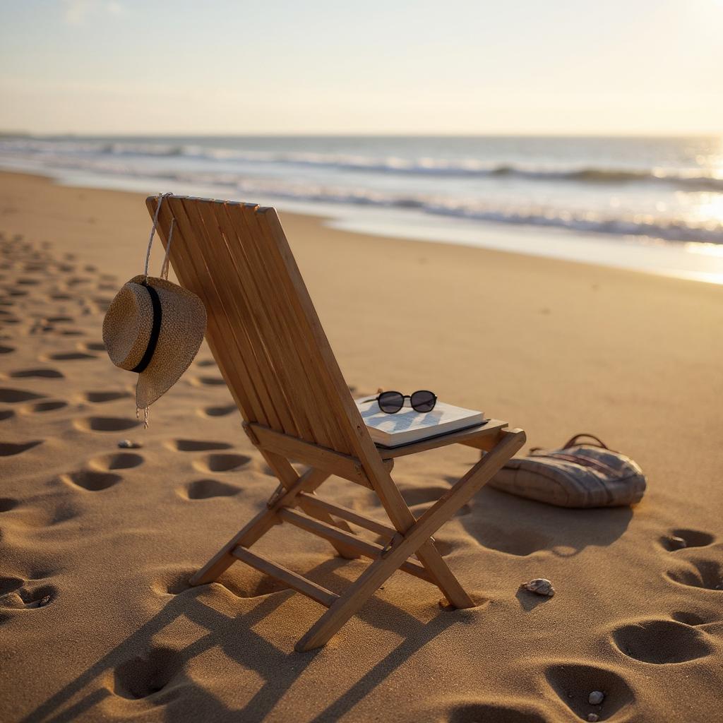 MSL Miami Folding Teak Garden Chair