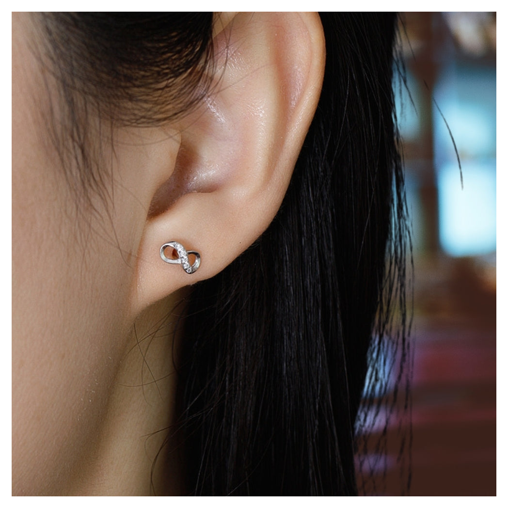 Infinity Stud Earrings
