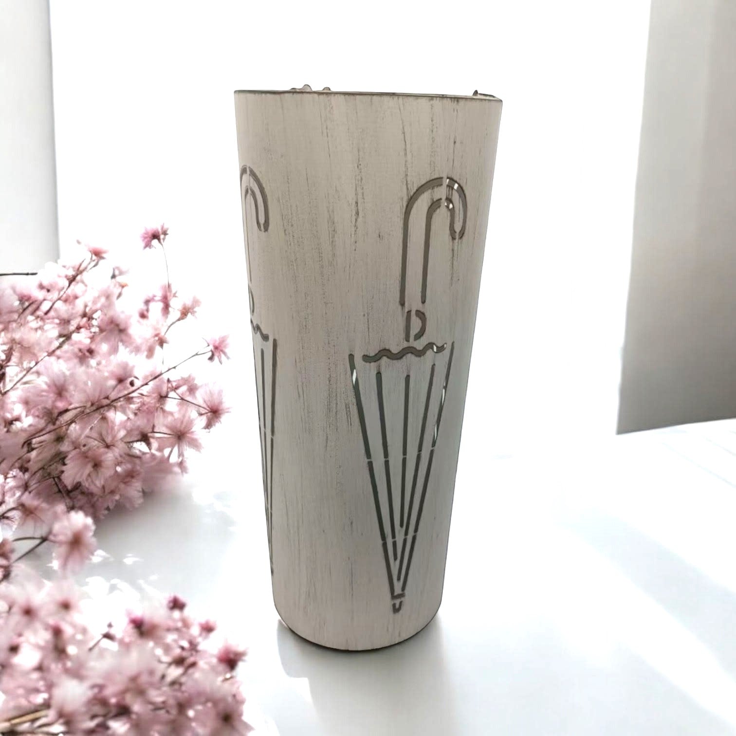 MSL 49cm Cream Metal Umbrella Stand