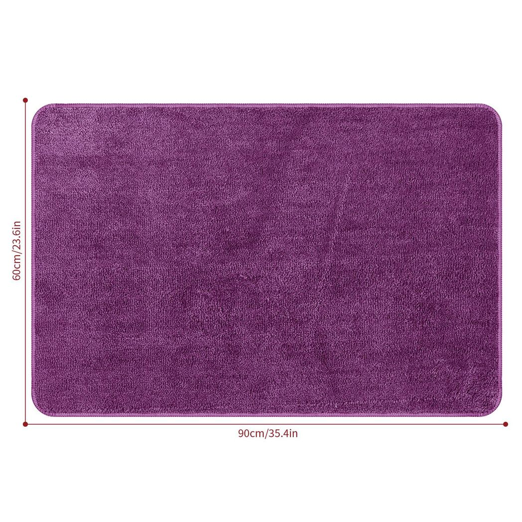 Vinsani Bath Mat 60 x 90 cm Purple