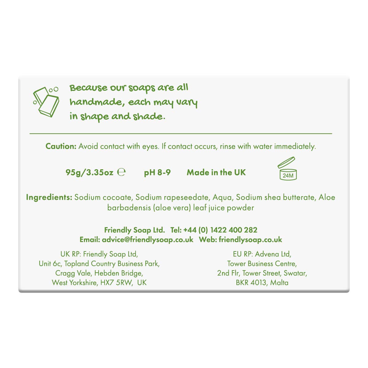 Aloe Vera Soap Bar – Fragrance-Free & Gentle on Sensitive Skin