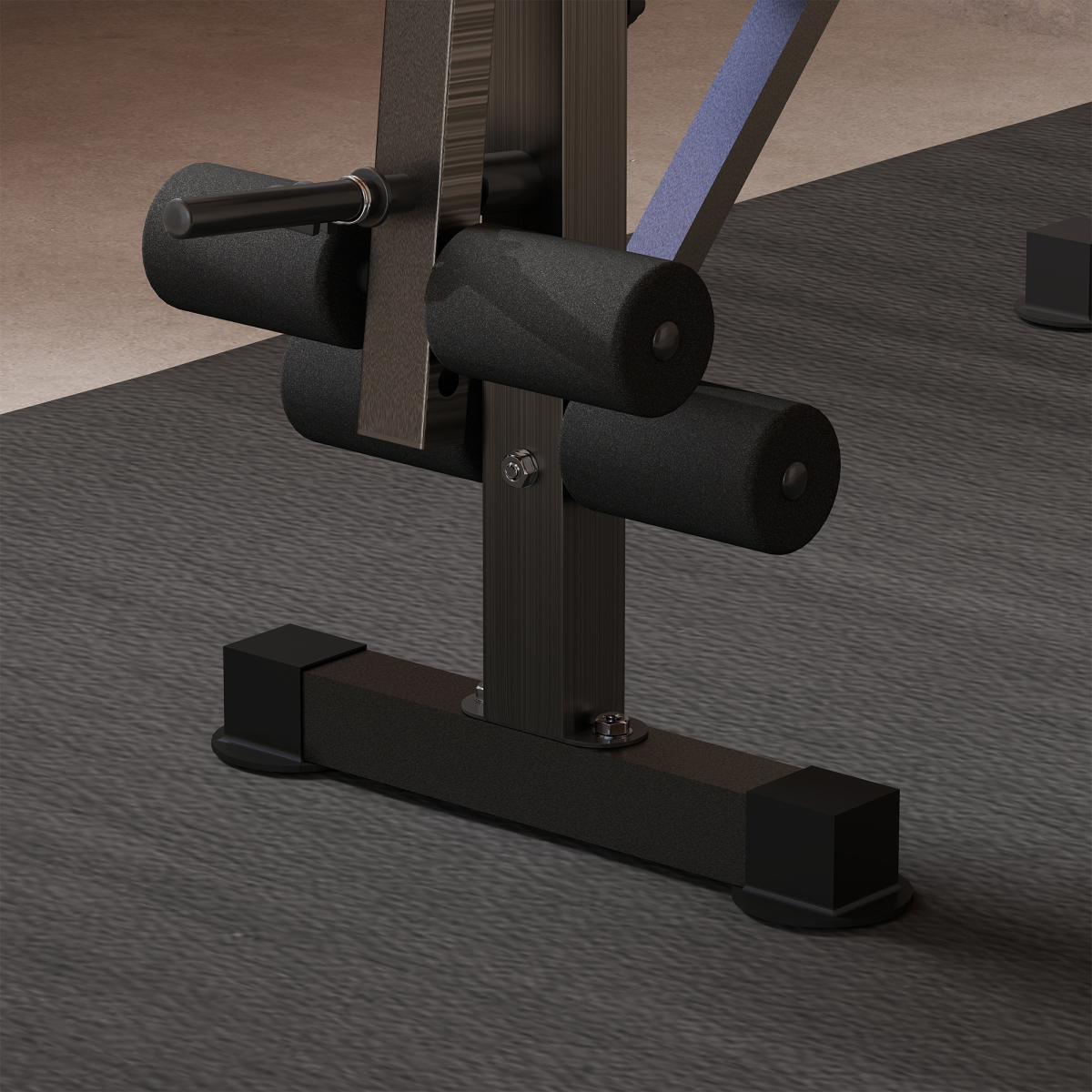 HOMCOM Adjustable Multi-Function Weight Bench with Squat Rack