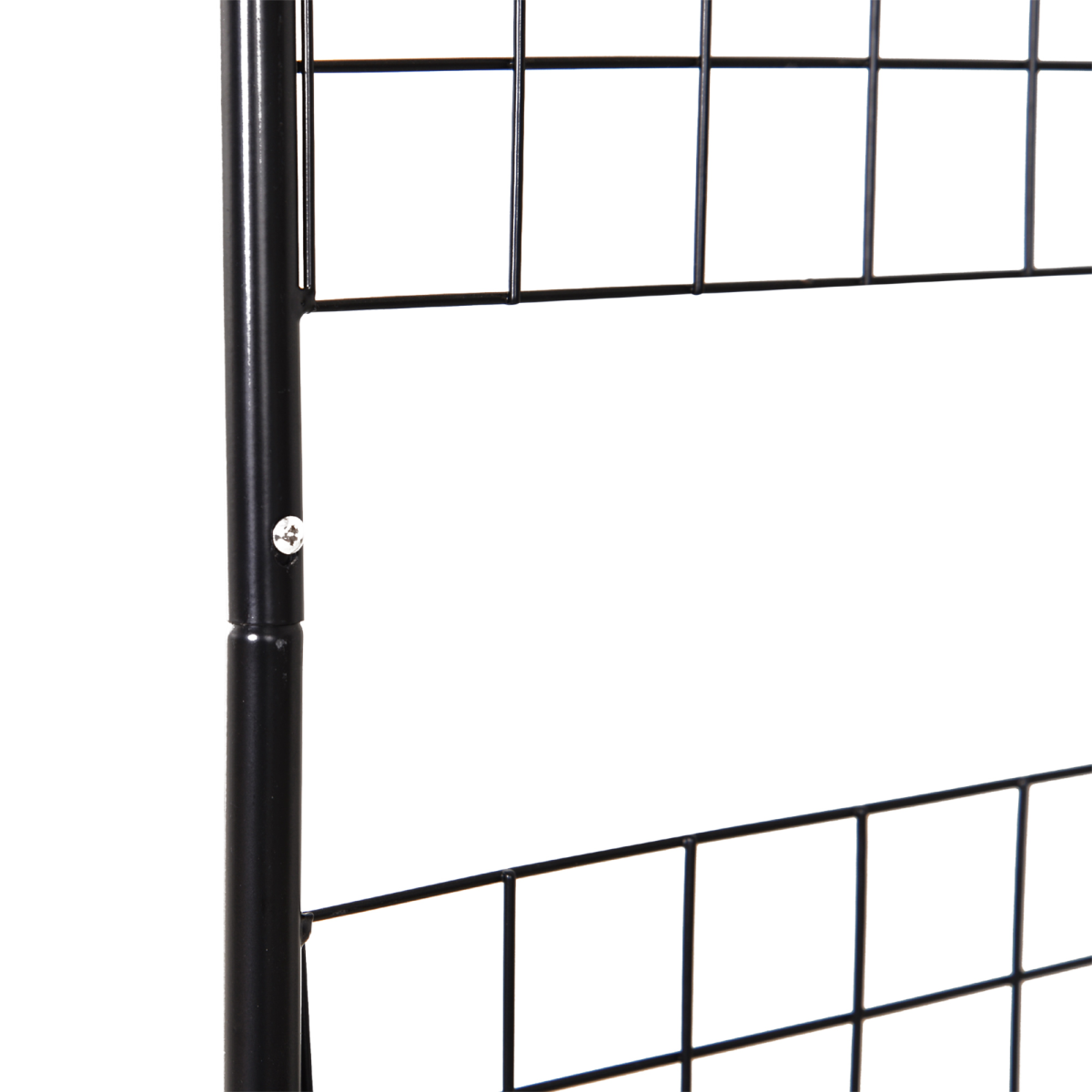 Outsunny Steel Frame Garden Pergola Trellis Arch, Black