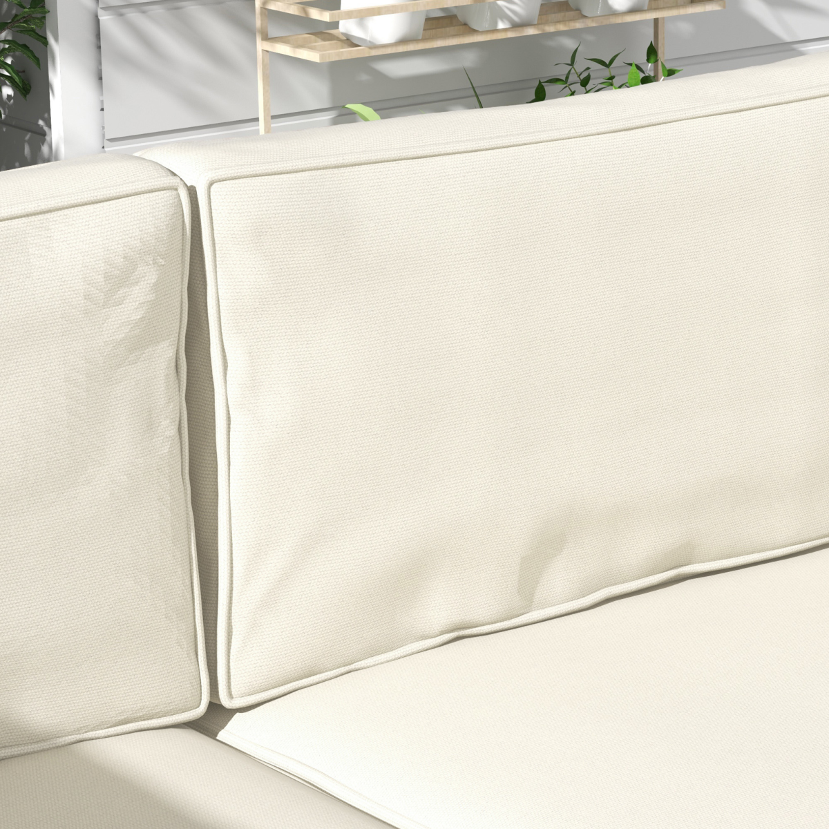 Outsunny Replacement Cushions for Outdoor Furniture Garden Seat Cushion Pad