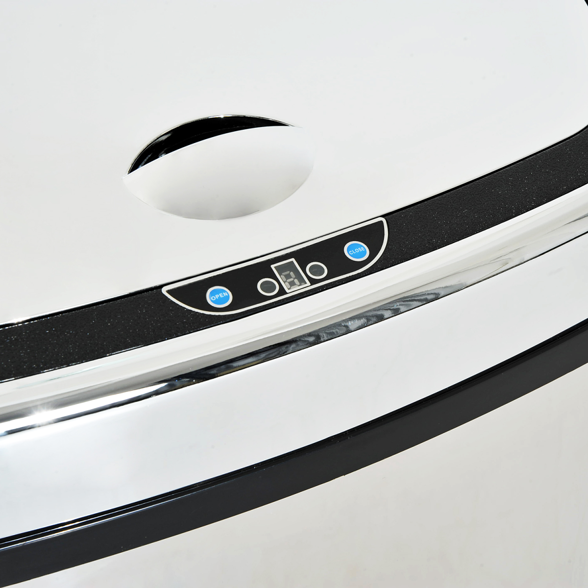 HOMCOM 68L Automatic Sensor Stainless Steel Dustbin Silver
