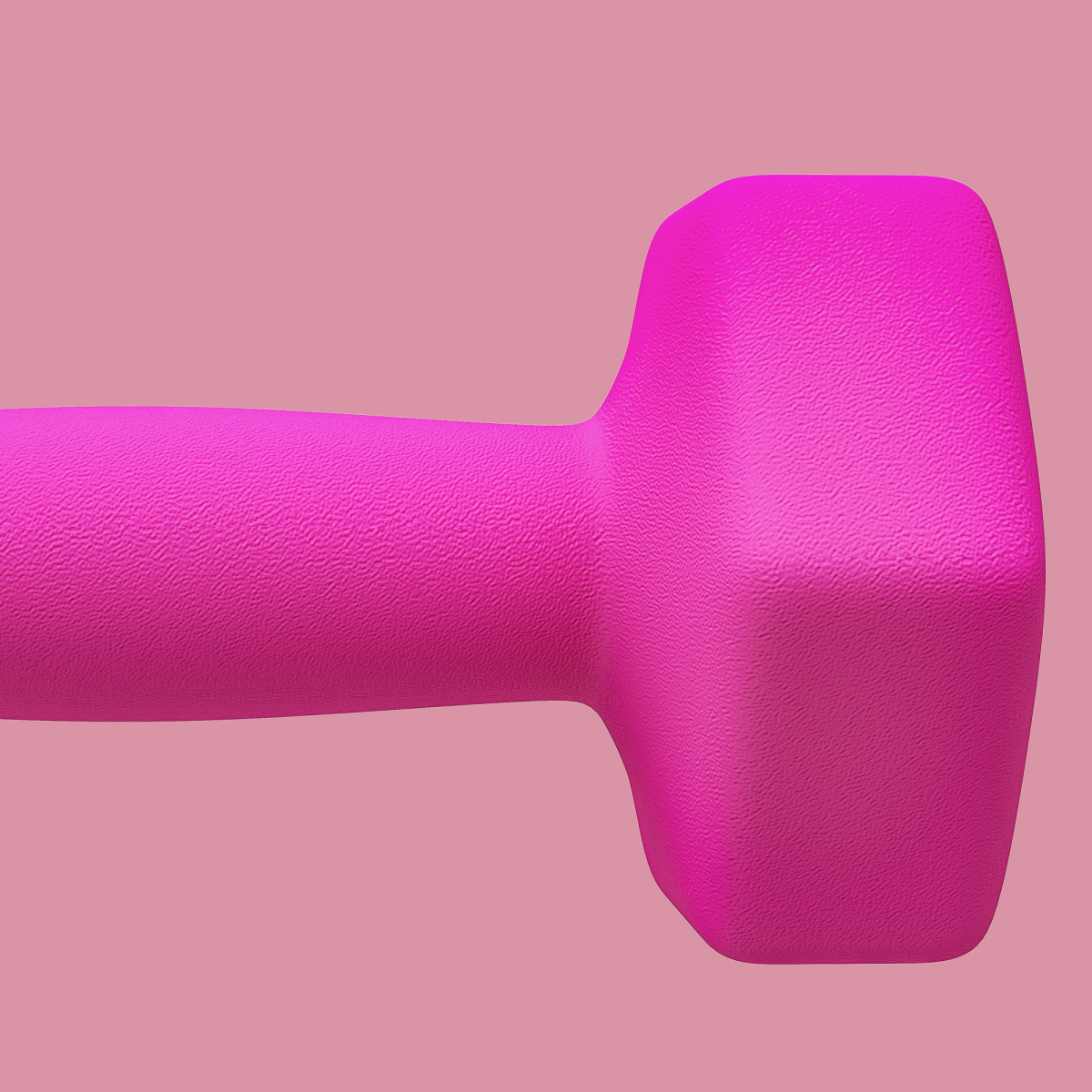 SPORTNOW 2-Piece Pink 3kg Hex Dumbbell Set with Non-Slip Grip