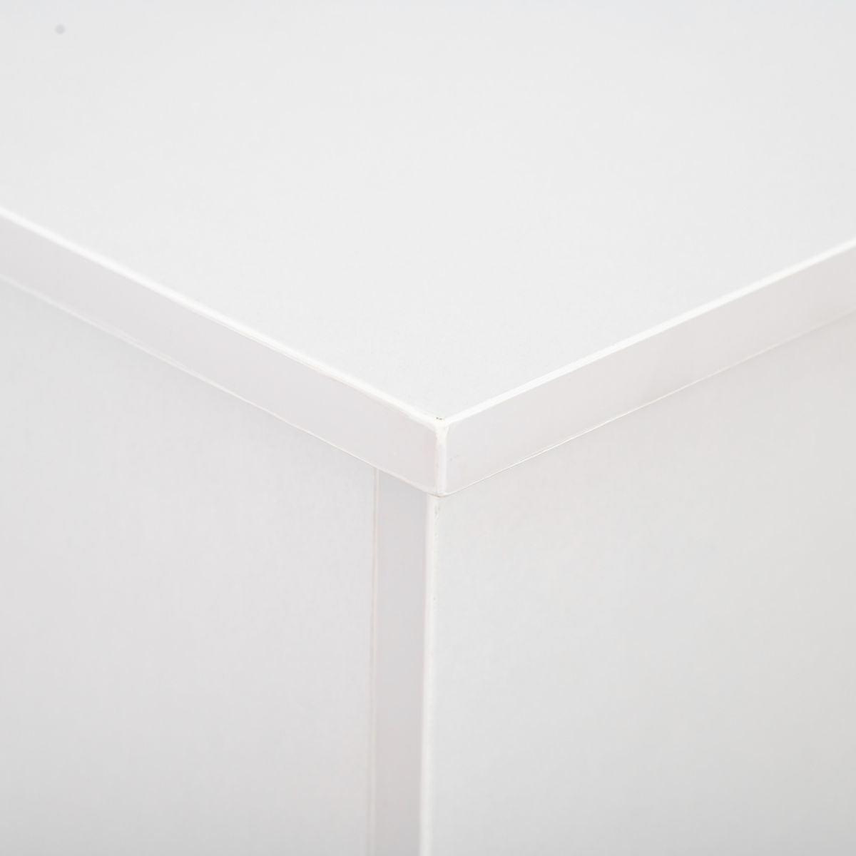 White Storage Chest with Lid, Spacious 60kg Capacity