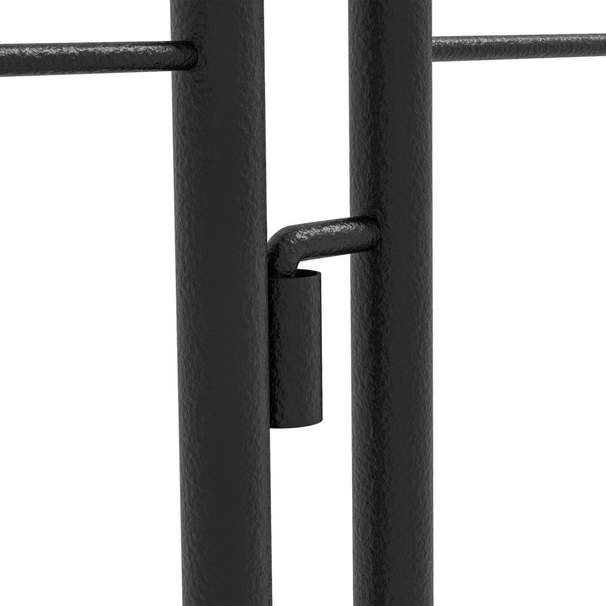 Outsunny Set of 2 Metal Trellis for Climbing Plants, Arrow Design, Black Steel, 50 x 180 cm