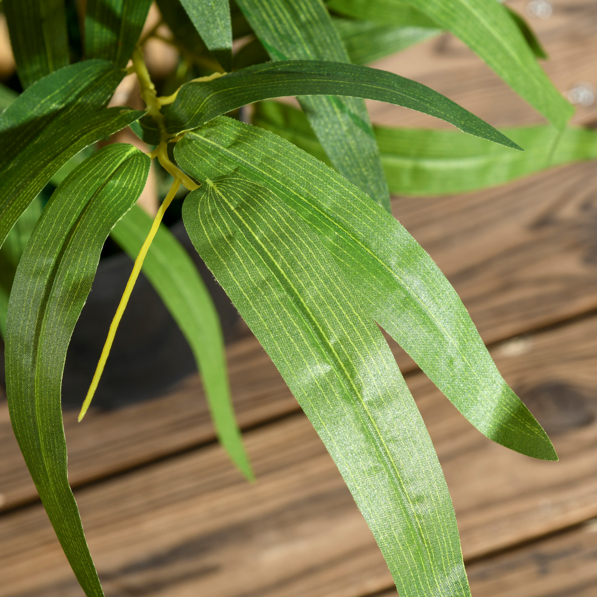 HOMCOM Artificial Bamboo Plant in Pot, 60cm, Indoor/Outdoor