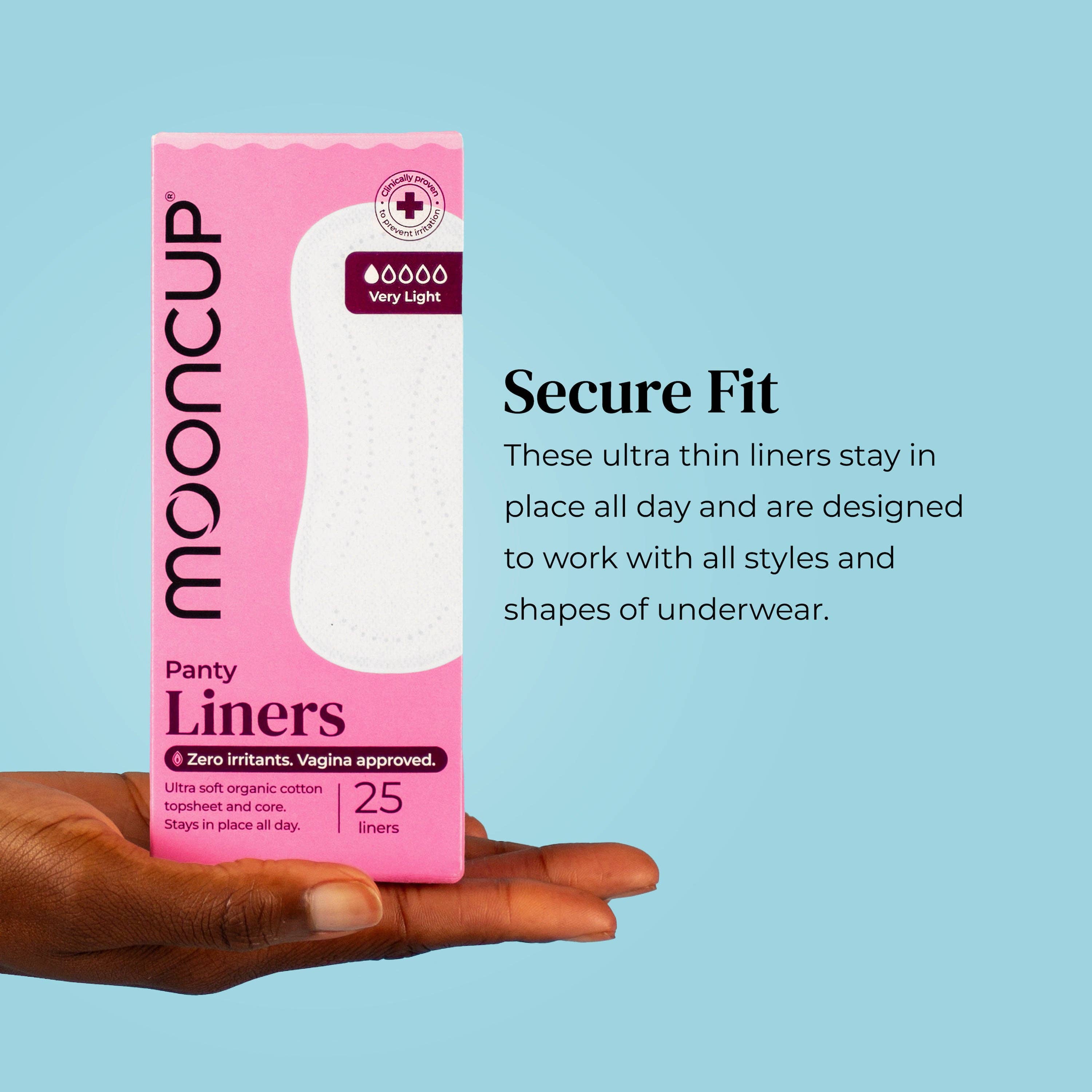 Panty Liners | Very Light (25 Pack) | Plastic-free | Vegan