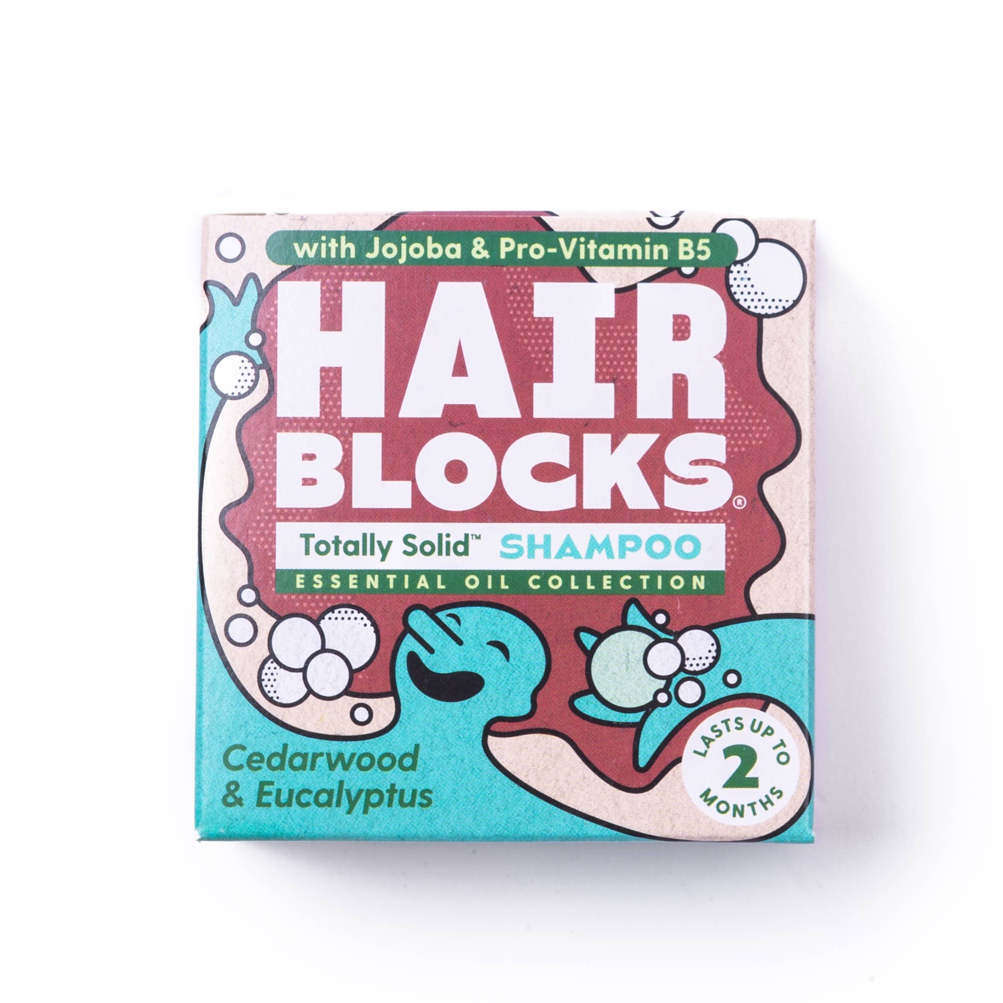 Hair Blocks Solid Shampoo - Cedarwood & Eucalyptus