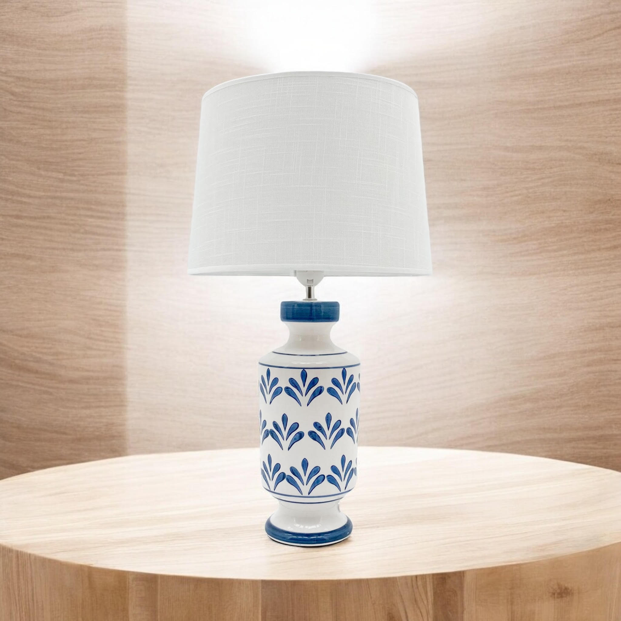 MSL Traditional Table Lamp with Shade, Inline Rocker Switch, Double Insulated