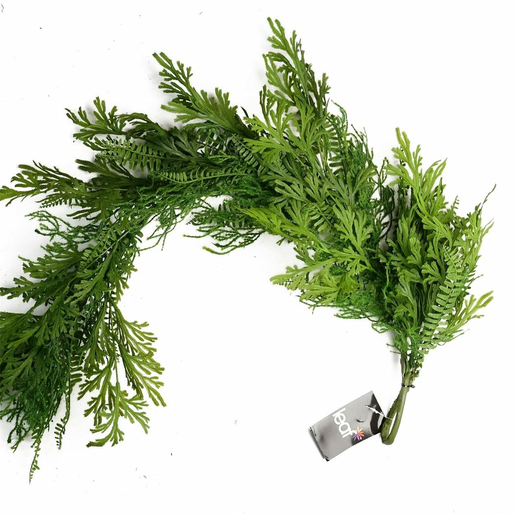 Leaf Artificial Trailing Hanging Fern Garland Plant 140cm Realistic Green