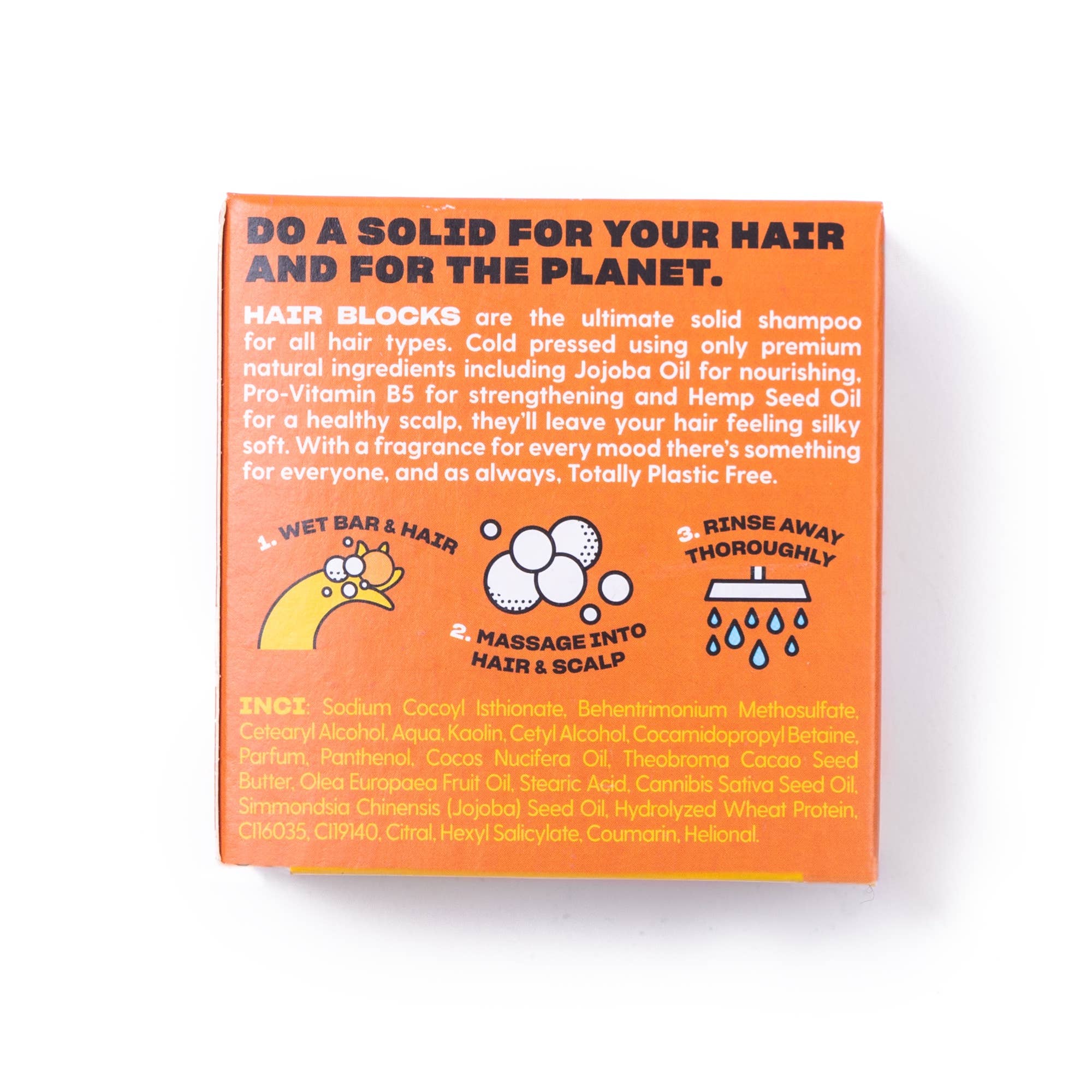 Hair Blocks Solid Shampoo - Ginger & Agave Nectar