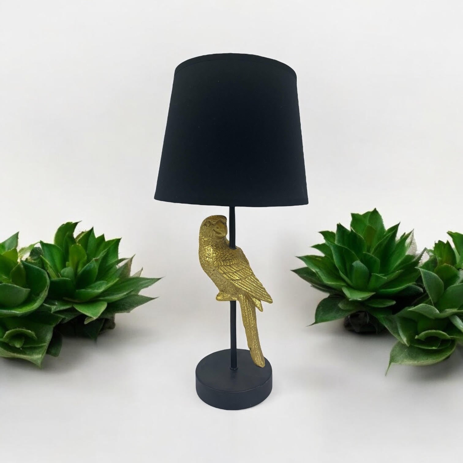 MSL 47X22X22M Table Lamp with 9 Black Shade and In-Line Switch