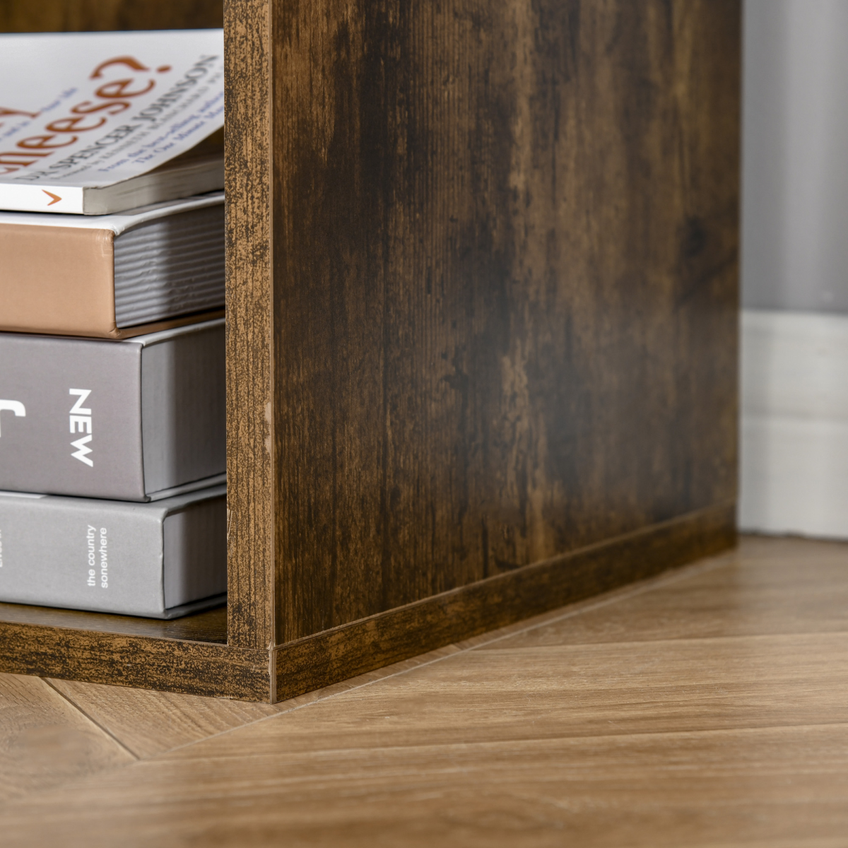 6-Cube Open Bookcase Storage Display Cabinet for Home Office, Study, Bedroom, Family Room