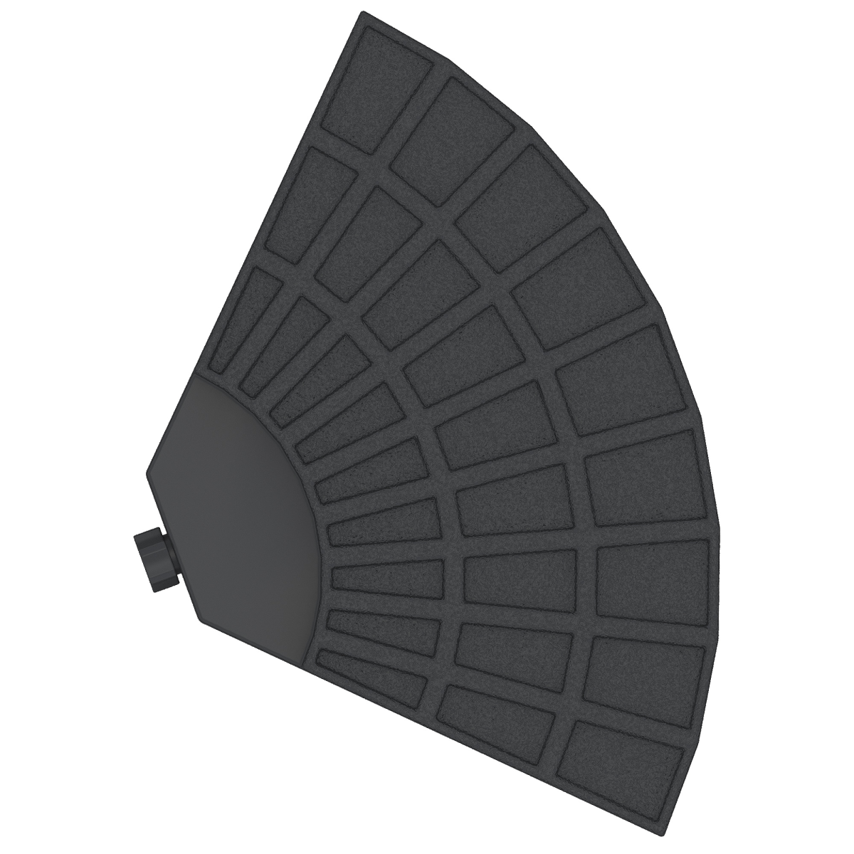 Outsunny 4-Piece Fillable Umbrella Weight Base for Cross Bases