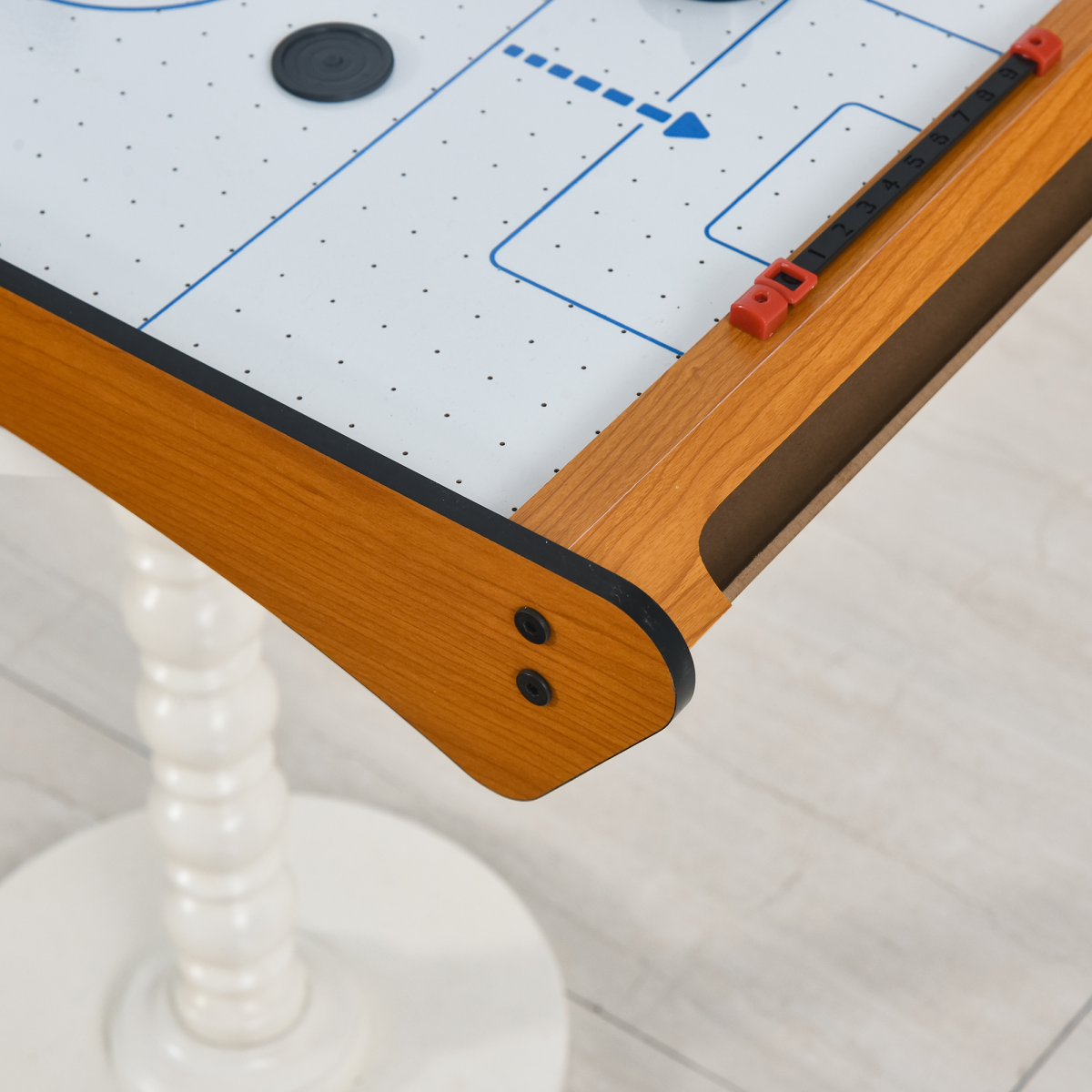 Mini Air Hockey Tabletop Game w/ 2 Pucks Pushers Fan Scoreboard HOMCOM