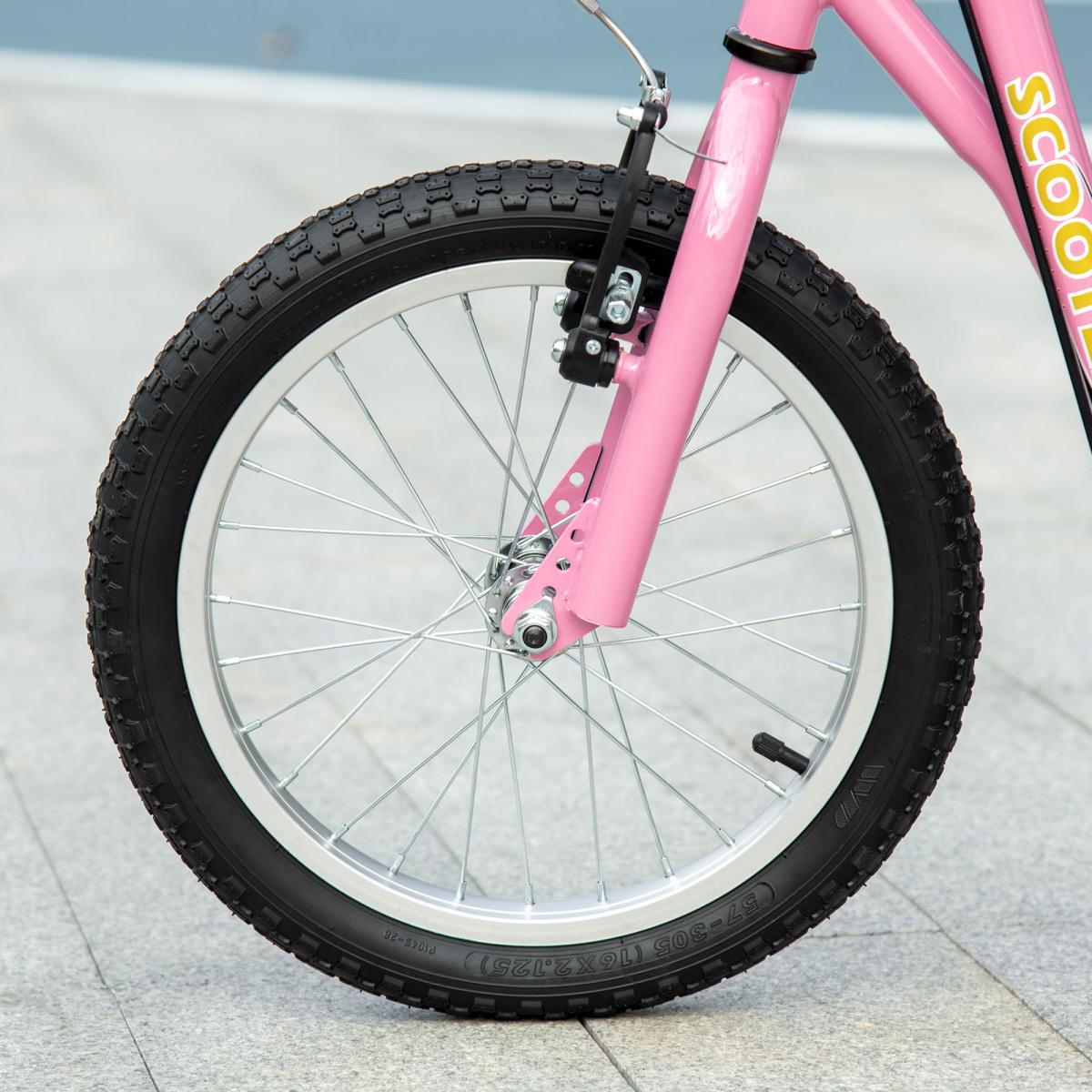 Adjustable Height Kids Scooter with Dual Brakes, Big Wheels