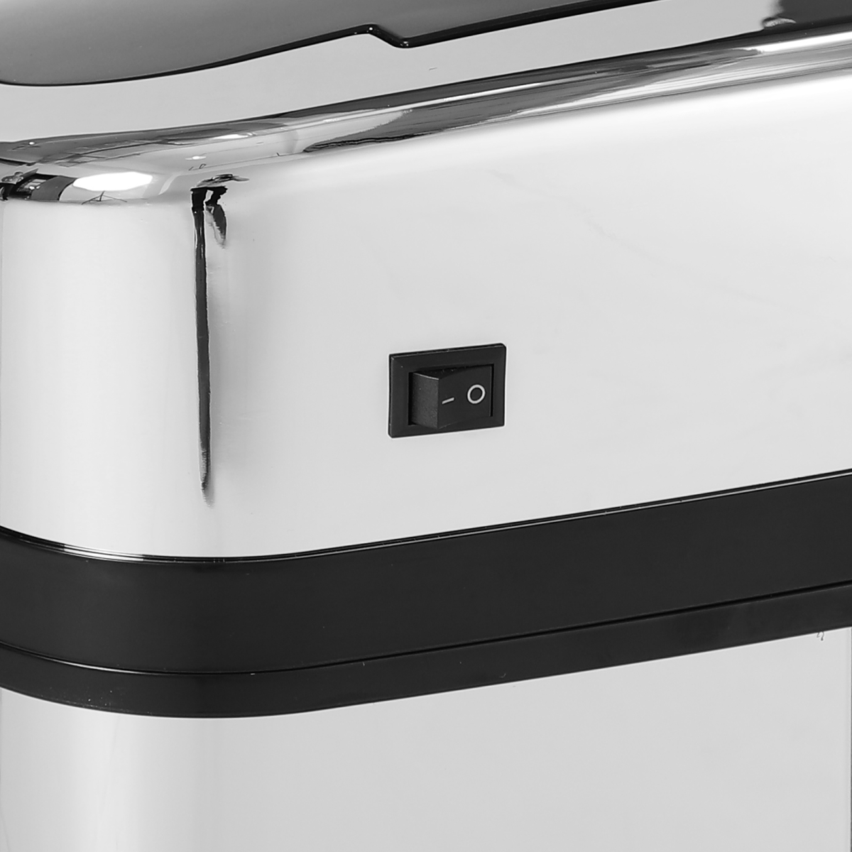 HOMCOM 30L Automatic Motion Sensor Kitchen Bin, Silver