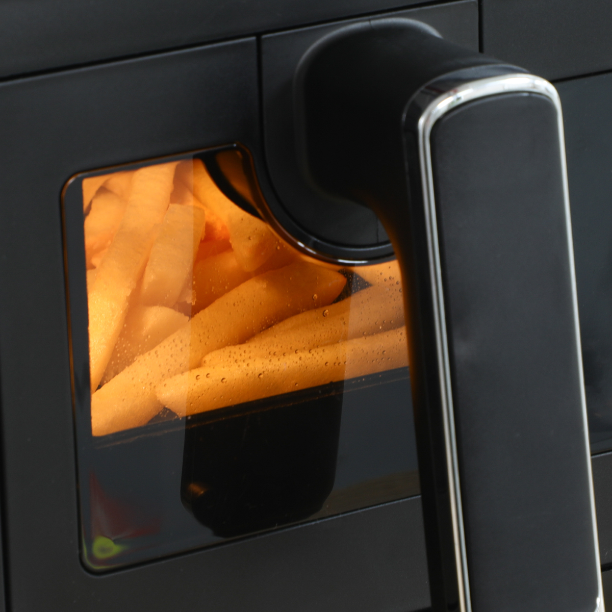 Dual Basket Air Fryer 8L Family Size, 8 Presets, Timer, Cookbook, 2500W, Black