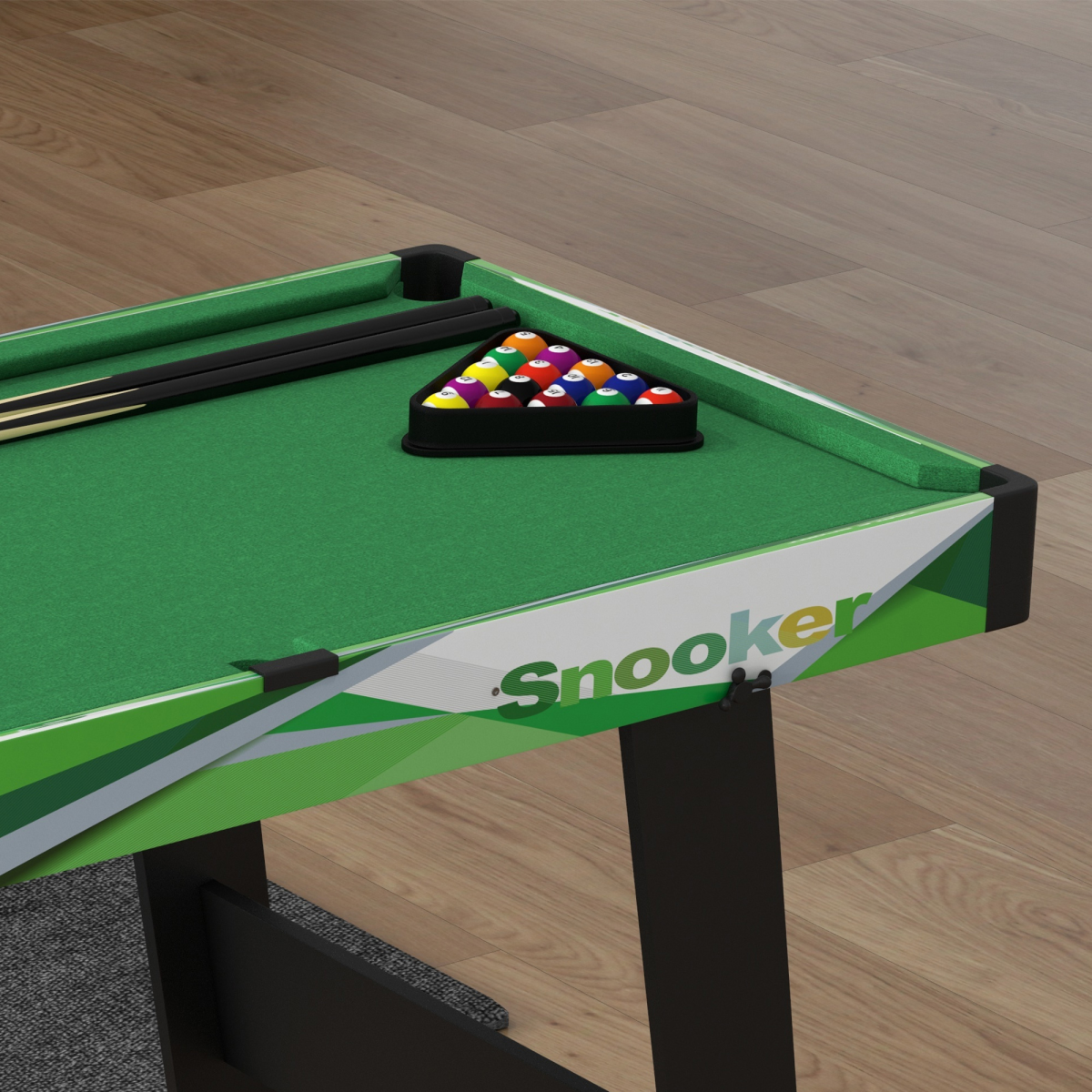 SPORTNOW Foldable Freestanding Billiard Table with Accessories