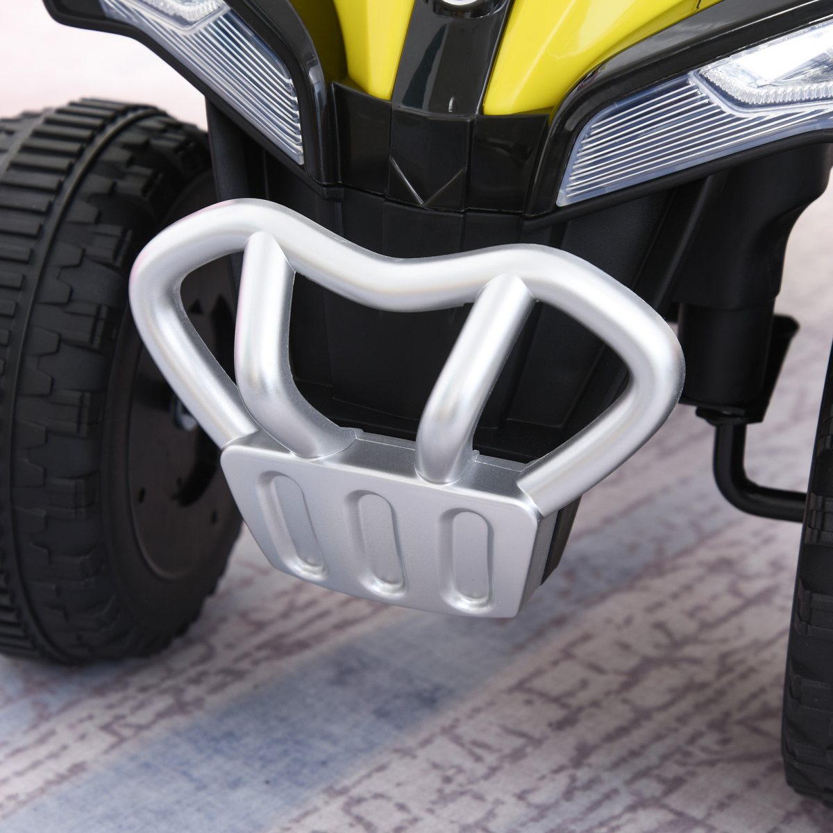 Toddler Quad Ride-On Car, Foot-to-Floor, Lights & Music