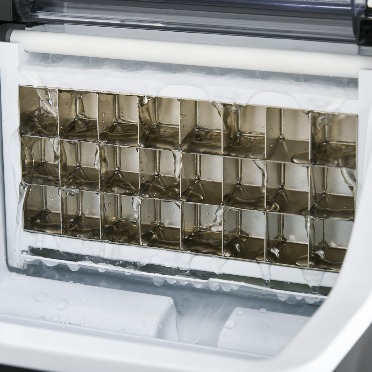 HOMCOM Countertop Ice Maker Machine, 20kg/Day, Self-Cleaning, Black