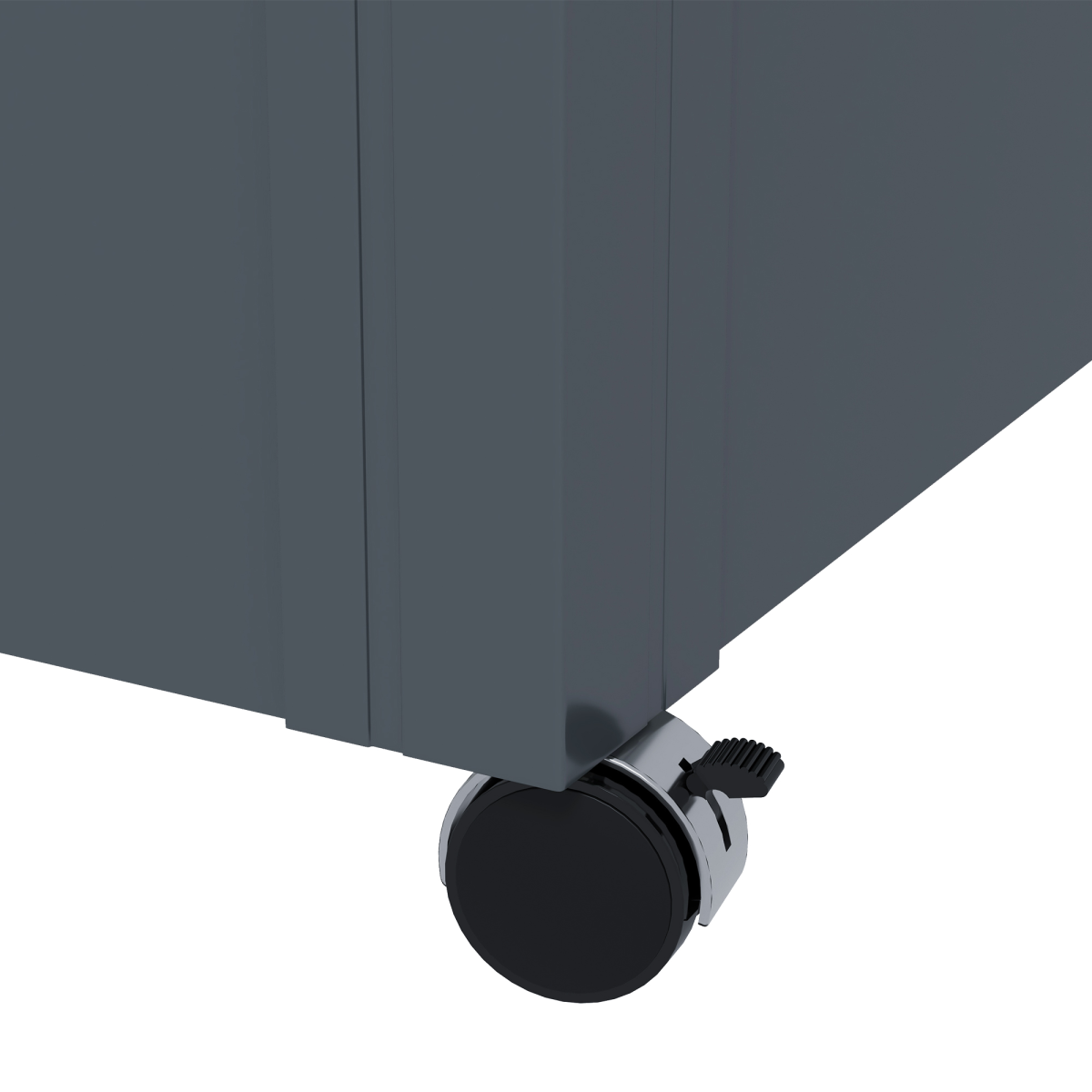 Outsunny 311L Weather-Resistant Storage Box with Wheels & Lock