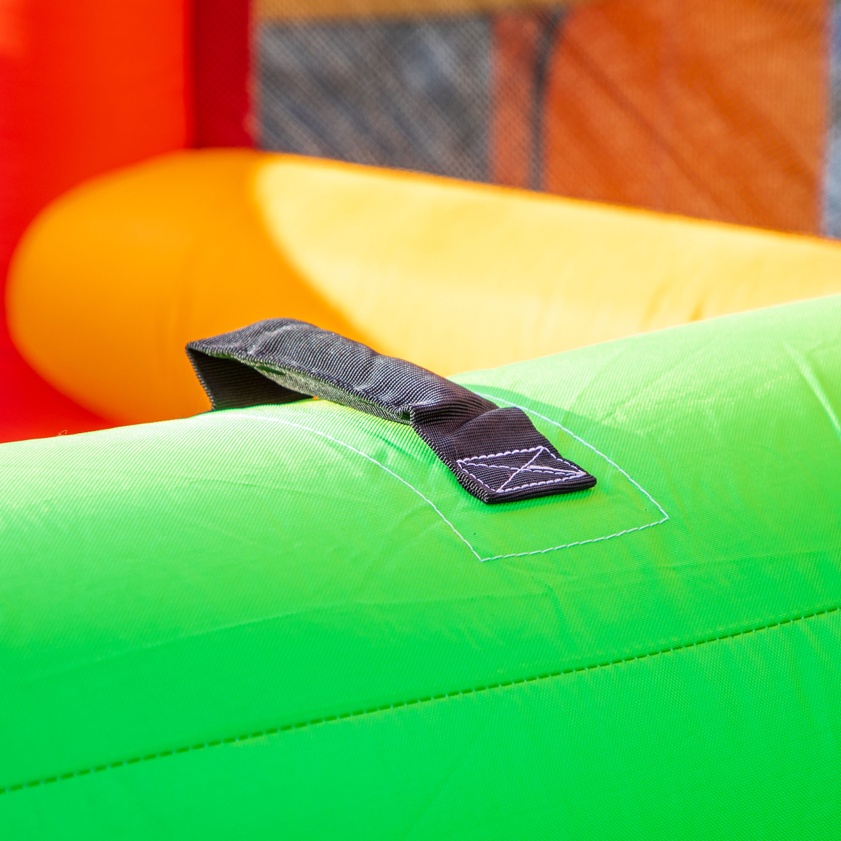 Kids Inflatable Bouncy Castle with 2 Slides, Pool, Trampoline & Blower