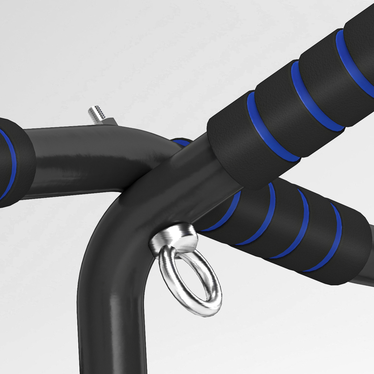 SPORTNOW Multi-Grip Doorway Pull Up Bar with Non-Slip Grips, 150kg