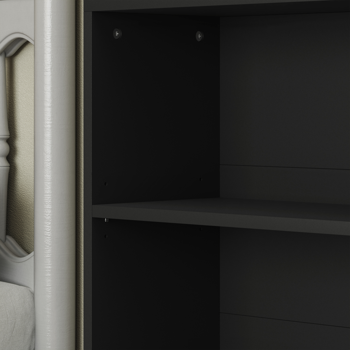 HOMCOM 6-Tier Freestanding Bookcase with Adjustable Shelves, Black