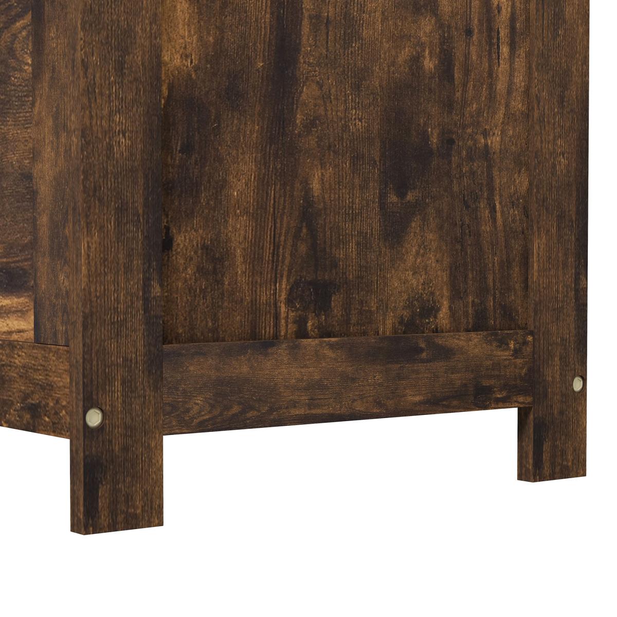 HOMCOM Storage Bench Chest with 2 Safety Hinges, Living Room