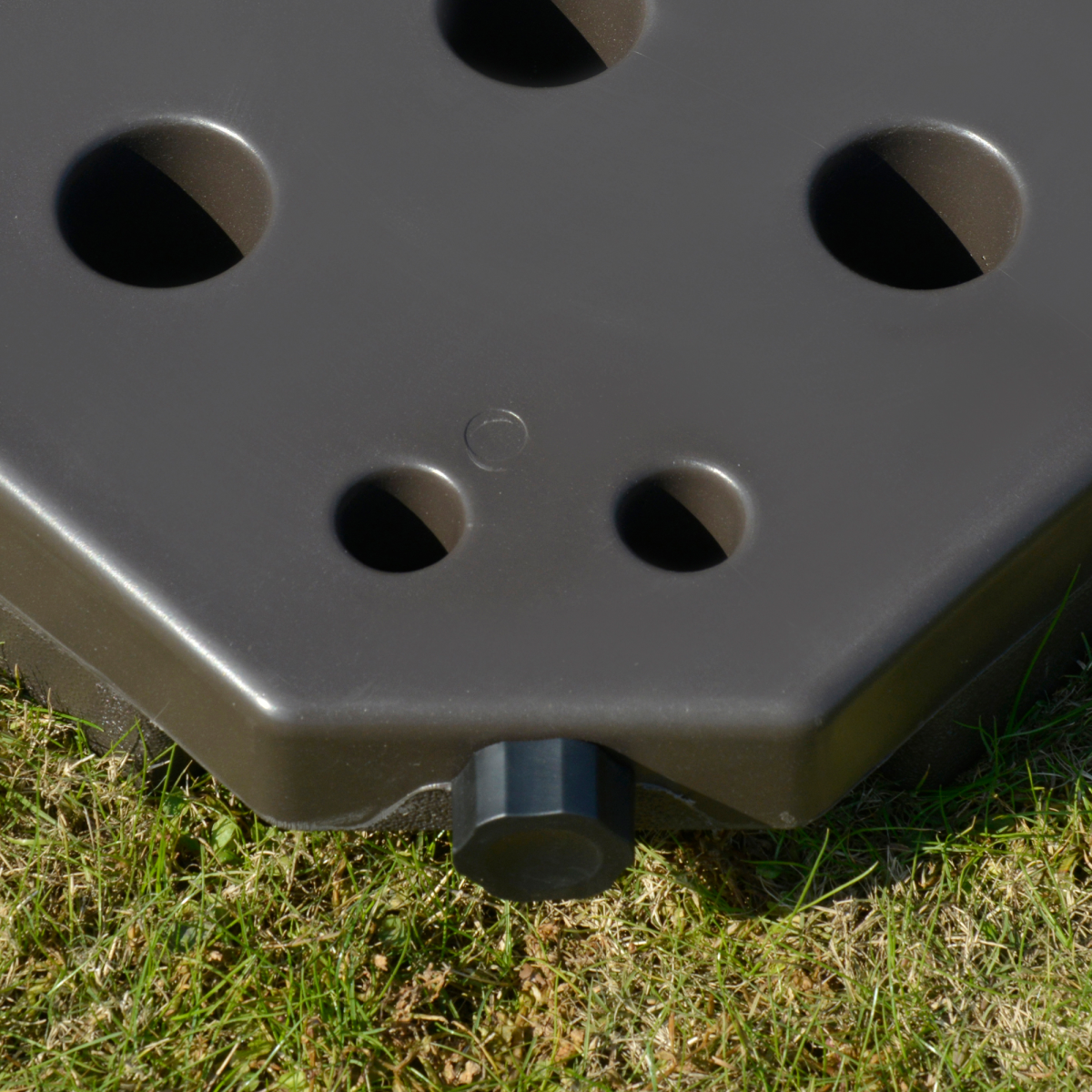 4-Piece Cantilever Patio Umbrella Base, Water/Sand Fillable