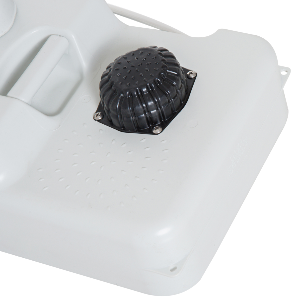 Portable Hand Wash Sink with 17L Water Tank, 24L Recovery Tank, Foot Pump, Soap Dispenser, Towel Holder and Wheels